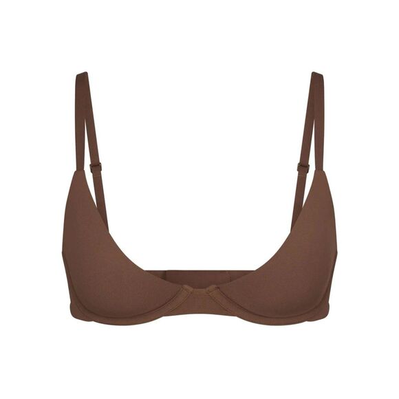 Skims Fits Everybody Scoop Plunge Bra Jasper 32D - Picture 1 of 10